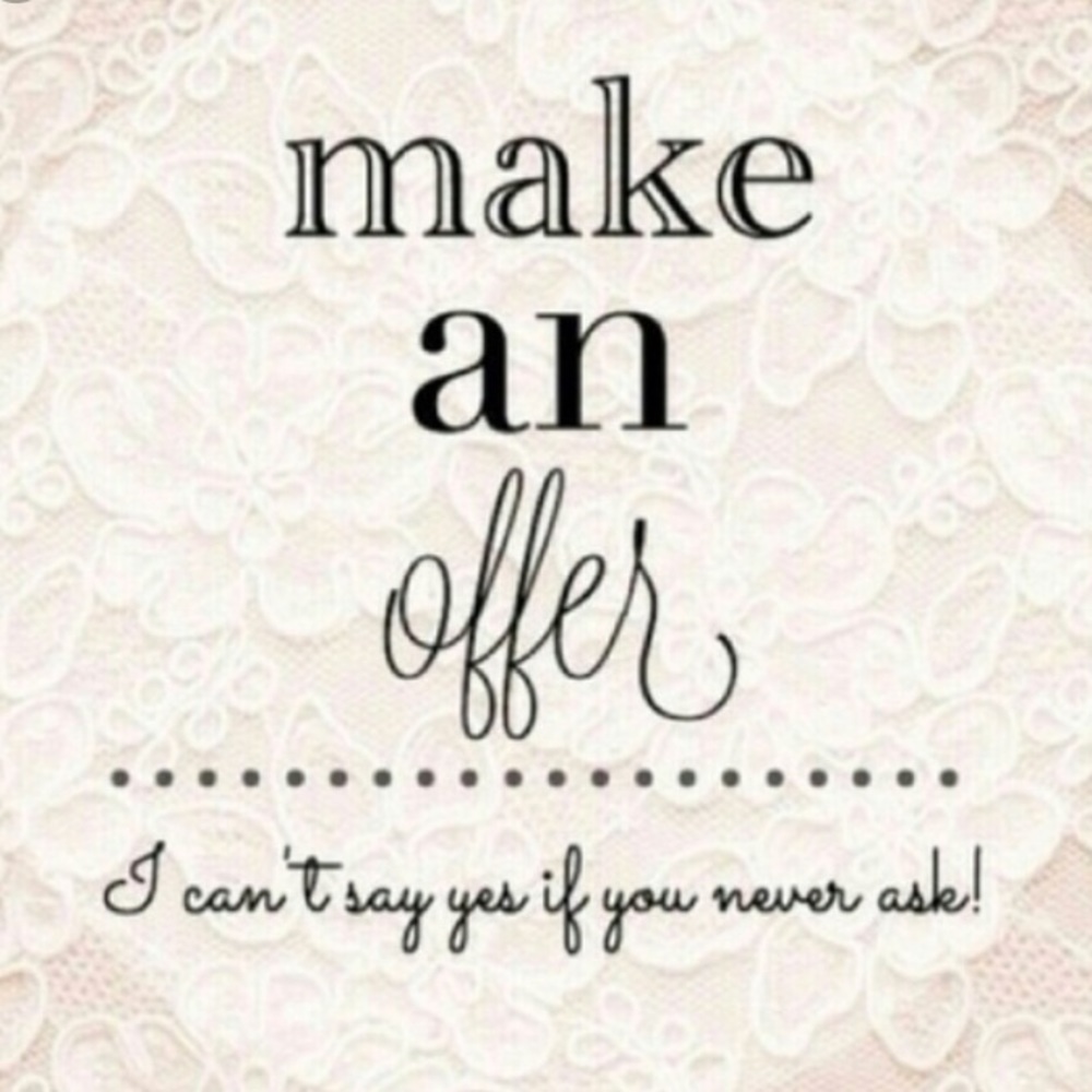 Reasonable offers only please ❤️